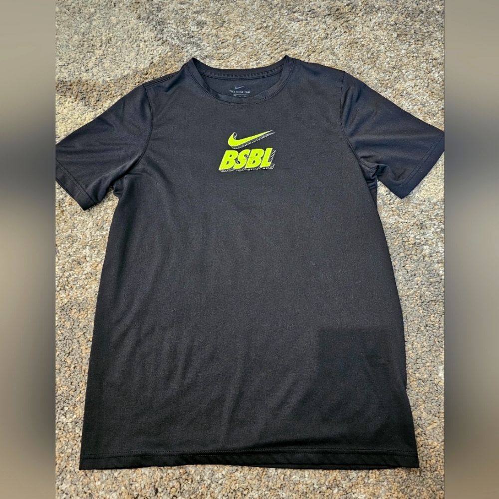 YXL Black Nike Dri-fit Shirt